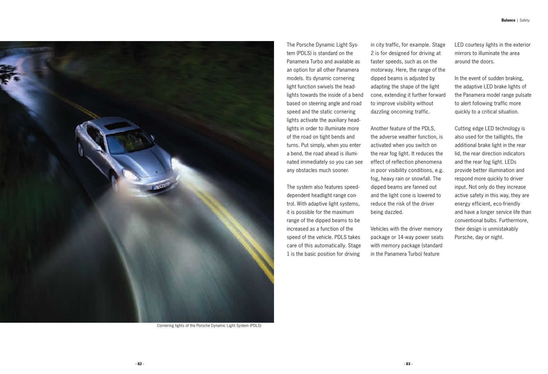2010 Porsche Panamera Brochure Page 62